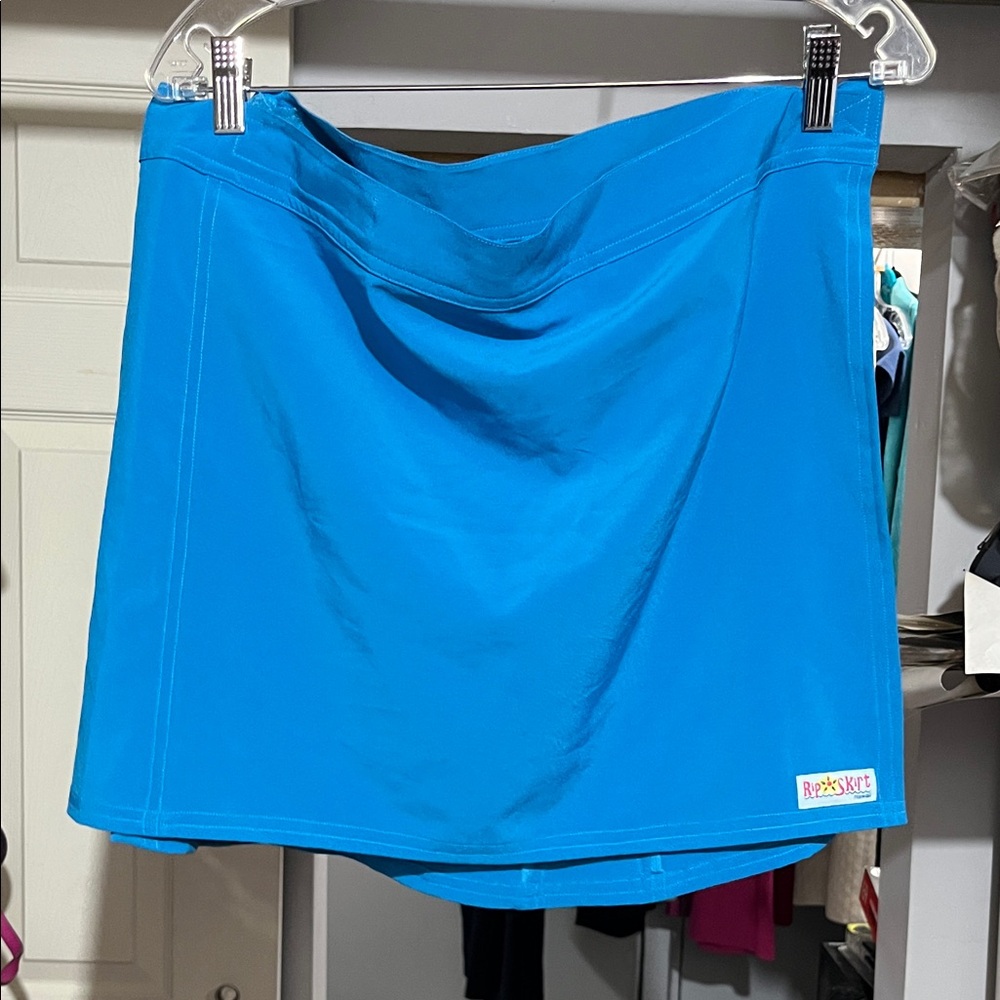 Blue Athletic velcro Skirt by Ripskirt
